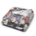 thumbnail image 3 of Manta de franela de dibujos animados de Los Cazafantasmas, manta de felpa suave y acogedora para todas las estaciones para niños y niñas, manta cálida y ligera para sofá cama o sofá de 80 x 60, 3 of 8