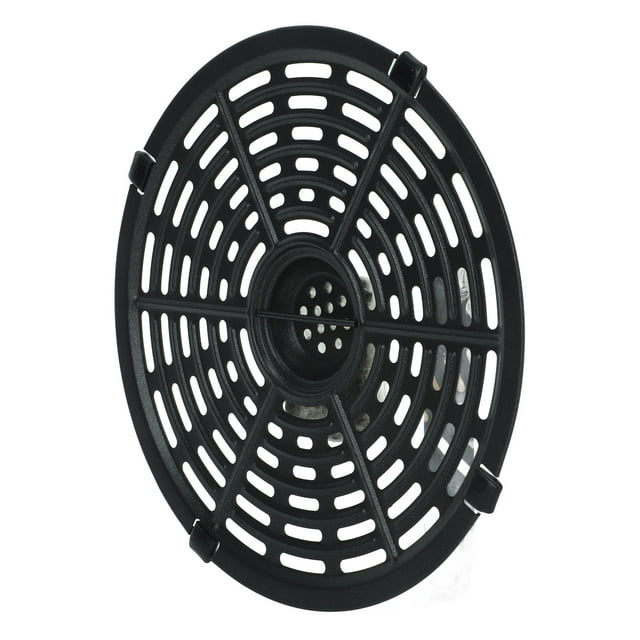 20cm Fryer Replacement Crisper Plate, Double Layer Coating Fryer Replacement Grill Pan Heated Evenly For Barbecue For Steak
