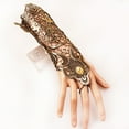 thumbnail image 5 of JZROCKER Beautiful Finger Ring Gothic Steampunk Lace Cuff Fingerless Glove for Engagement, 5 of 11