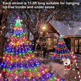 thumbnail image 4 of elitegadget Christmas Star String Lights - 355 LEDs Star Waterfall Light Christmas Enchanting Fairy String Lights + Remote Control For Outdoor Indoor Garden Yard Party Decoration (Multi-Color), 4 of 5