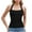 Black, variant on ABATAB Halter Tops for Women Summer Ribbed Tank Top Casual Camisole Shirts Solid Sleeveless Shirts Beach Vacation Clothes