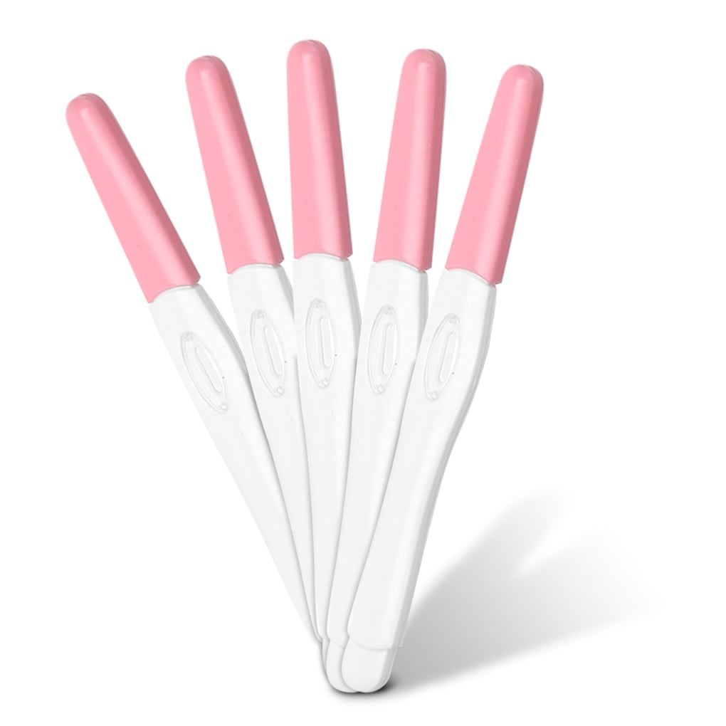 5 Pieces Early Pregnancy Test Sticks PVC Fast Accurate Urine Strips High Sensitivity Test Pen Tool