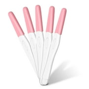 Angle View: 5 Pieces Early Pregnancy Test Sticks PVC Fast Accurate Strips High Sensitivity Test Pen Tool