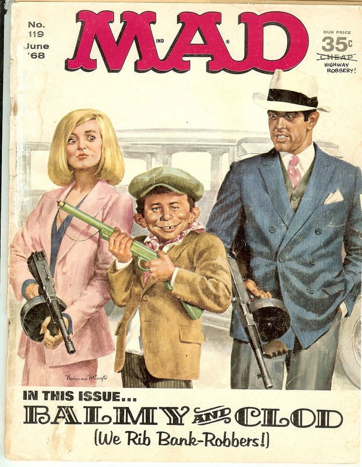 MAD Magazine #119 June 1968 (POOR Condition)
