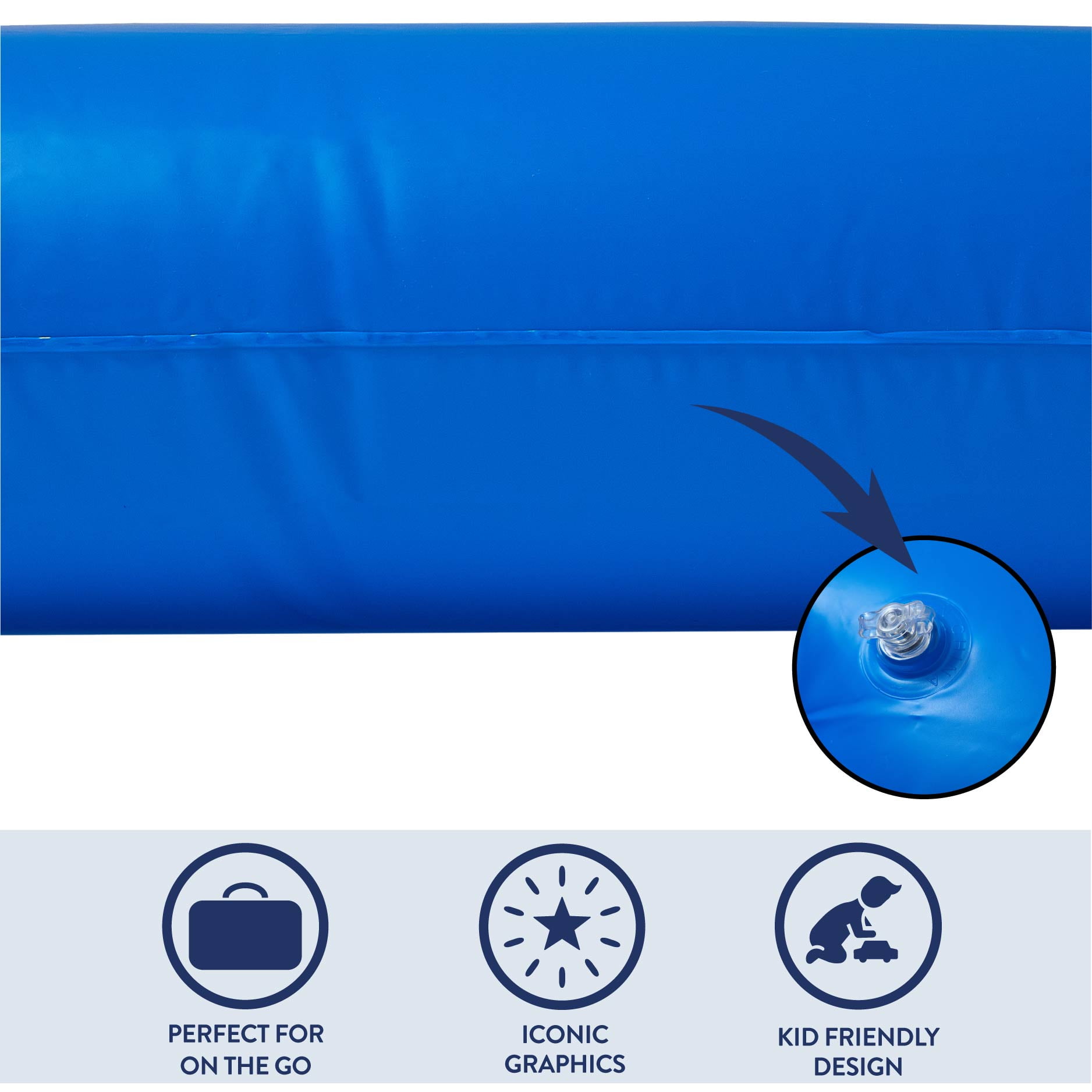 Stitch Inflatable Portable Kids Travel Bed