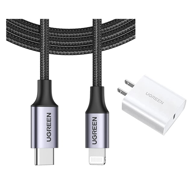 Kit de Cargador Rápido y Cable de 2M Ugreen para iPhone UGren cargador de carga rapida