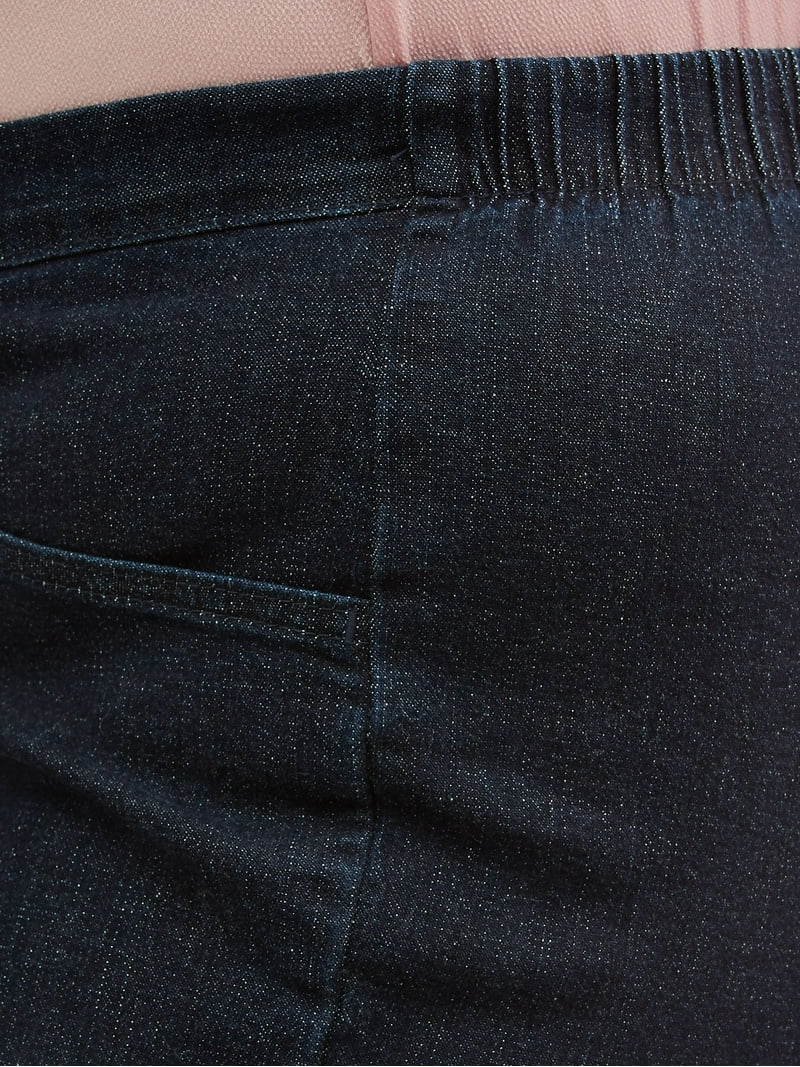 Pantaloni Just My Size Donna, Taglie Forti 3X Alte, Super Blu Scuro, Vita 22-24, Pull-On Con Tasche