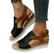 thumbnail image 4 of WILLBEST Sandalias De Playa Para Mujer, Sandalias Con Tira Trasera Y Punta Abierta Para Mujer, Zapatos Bohemios Para Vacaciones, Sandalias De Cuña, 4 of 9