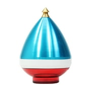 Spintastics Quicksilver Hybrid Spintop, Fixed-axle Tip, Aircraft Aluminum Body, String included, [Blue and Red]