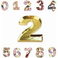 thumbnail image 1 of 10\u201dCardboard Number Mache Chocolate Covered Strawberries Fillable Sweets Candy Container Box (2, Gold), 1 of 5