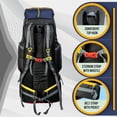 thumbnail image 2 of TRAWOC VALOR MAX 75 Ltr Travel Backpack Camping Hiking Trekking Bag Rucksack with Rain Cover / Shoe Compartment, Navy Blue, 2 of 6