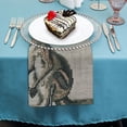 thumbnail image 4 of WYYP Kangaroo Polyester Cloth Napkins for Farmhouse Party Dining Table Decor Reusable 4 PCS, 4 of 7
