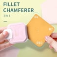 thumbnail image 1 of 3 Way Beauty Shape Corner Punch, 3 In 1 Corner Paper Punch For Paper Crafts, Laminate, Cardstock, Business Card, DIY, Photo, Card Making, 1 of 9