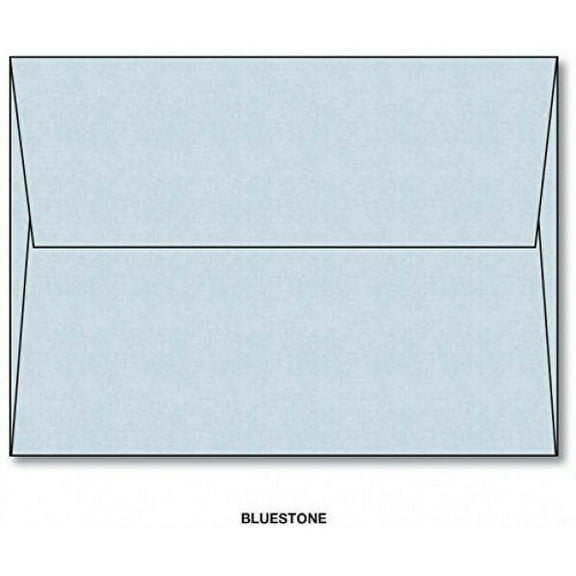 Bluestone Parchment Envelopes Mohawk Skytone Vellum - Size A6 (4 3/4 X 6 1/2) 60/24 Lb Text (25 Envelopes Per Pack)