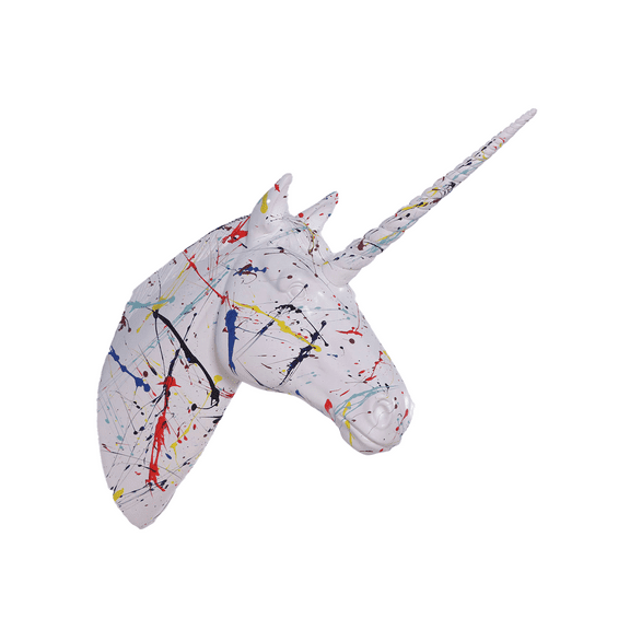 Pop Unicorn Head Life Size Statue