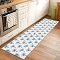 thumbnail image 2 of Runner Rug 2'x6', Blue Palm Trees Washable Non-Slip Hallway Runner Rugs, Summer Botanical Tropical Plants Bedside Rugs Floor Mats Carpet Runners for Kitchen Bathroom Laundry Room, 2 of 8