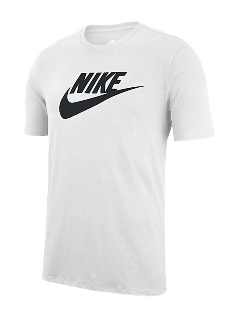 Nike Men's Graphic T-Shirt, Crew Neck, Short Sleeve, White XL, 100
