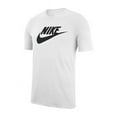 thumbnail image 6 of Nike Men's Short Sleeve Logo Swoosh Printed Active T-Shirt White L, 6 of 6