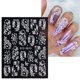 thumbnail image 1 of 5D Relief Cute Bears Snow Nails Stickers Winter Gloves Snowflake Christmas Decoration Design Manicure Decals on New Year JI-5D20, 1 of 4