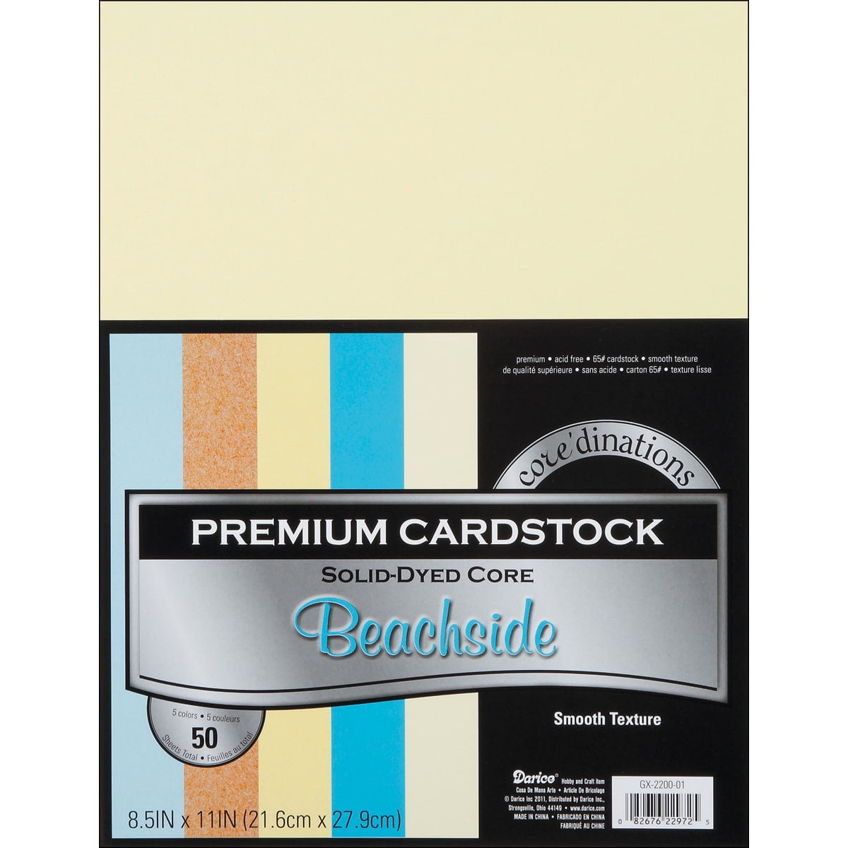 Core'dinations Value Pack Smooth Cardstock 12X12 20/Pkg-Great White -  718813776912