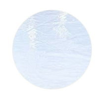 Yonrjhukm Transparent Round Table Cover Protector, PVC Waterproof Tablecloth for Restaurants and Parties, Sturdy and Easy to Clean, Ideal for Indoor and Outdoor Use