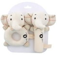 thumbnail image 1 of Bangcool Baby Rattle Toy Animal - 2PCS Stuffed Infant Hand Grip Toy Newborn Hand Rattle, 1 of 10
