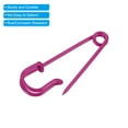 thumbnail image 4 of Uxcell Safety Pins 1.57 Inch Large Metal Sewing Pins Rose Red 12Pcs, 4 of 5