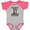 Baseball Heather and Hot Pink, variant on Inktastic Future Carpenter Builder Like Daddy Boys Baby Bodysuit