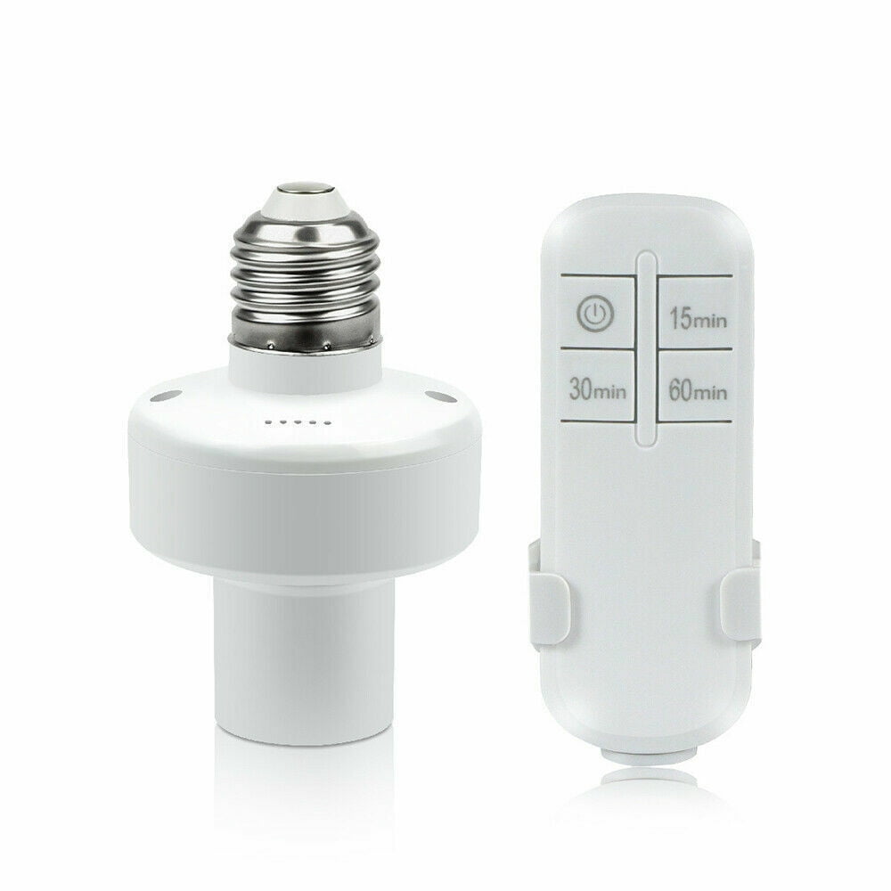 Remote Control Light Lamp Socket E26/E27 Bulb Base, Wireless Light