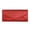 Red, variant on Premium Large Metallic Glitter Envelope Flap Clutch Evening Bag