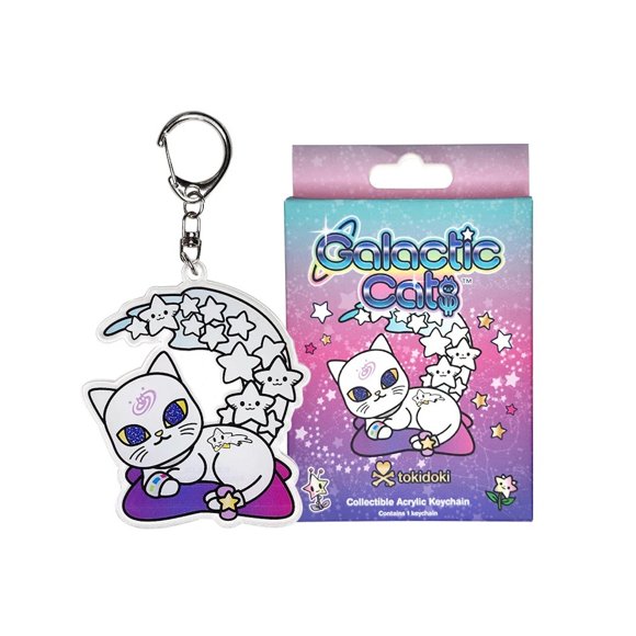 tokidoki: Galactic Cats Acrylic Keychain Blind Box - 1 Random Keychain