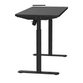 thumbnail image 3 of Whole Piece Electric Standing Desk, 48 x 24 Inches Height Adjustable Desk, Sit Stand Desk Home Office Desks - Black 19962, 3 of 9