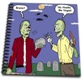 thumbnail image 1 of 3dRose db_3810_3 Halloween Zombie Vegans Mini Notepad, 4 by 4", 1 of 1