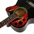 thumbnail image 3 of Acoustic Guitar Pickguard Scratch Plate Grape Leaf Shape Sound Hole Sticker, 3 of 7