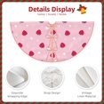 thumbnail image 3 of Sikiie Strawberry And Heart Nativity Christmas Tree Skirt, Jesus Christian Winter Holiday Tree Mat Decoration(30-48IN)48", 3 of 6
