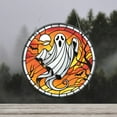 thumbnail image 3 of Lotusprinthandmade Halloween White Ghost Custom Shape Window Hanging Acrylic Ornament (4x4), Halloween Acrylic Ornament, 3 of 4