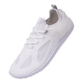 thumbnail image 2 of Men Ancho Zapatos Descalzos Malla para Subir Caminatas (44) Blanco, 2 of 9