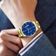 thumbnail image 1 of Reloj de cuarzo de moda para hombre, diseño calado, caja de aleación, correa de cuero, reloj de pulsera informal de negocios, reloj de aleación., 1 of 6