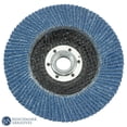 thumbnail image 6 of Benchmark Abrasives 4.5" x 5/8"-11 Premium High-Density Jumbo Zirconia Type 27 Flap Discs (10 Pack) - 80 Grit, 6 of 7