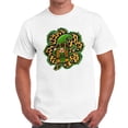 thumbnail image 1 of Camiseta de todos los días unisex para hombre Camiseta informal de manga corta con estampado gráfico en 3D del día de San Patricio Pompotops oipoqjl6816, 1 of 3