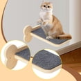 thumbnail image 1 of Estante y percha para gatos, escalera de pared para gatos con almohadilla para rascar, escalera de madera multifuncional para subir escaleras para, 1 of 9