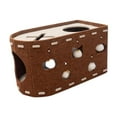 thumbnail image 3 of Cat House Muebles Protection accesorio de mascotas FIENTO Portable para múltiples gatos Marrón, 3 of 8
