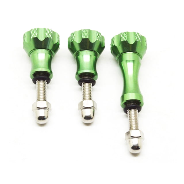 Perilla de pulgar colorida corta larga CNC perno de aluminio tuerca de repuesto para cámara GoPro Hero 1/2/3 3 Piezas seitruly PJ7572-05