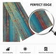 thumbnail image 2 of Blue and Orange Table Runner, Vintage Abstract Messy Rust Painting Table Runners for Kitchen Coffee Table Family Dinners Holiday Parties Wedding Events Decor(13x72 inch), 2 of 6