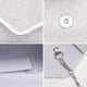 thumbnail image 5 of Monedero de mano Larcenciel con lentejuelas plateadas para mujer, 5 of 7