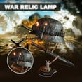thumbnail image 2 of Kuymtek War Relic Lamp Cascos Lámpara de mesa Estatua Resina Lámpara de escritorio Souvenir (Combate), 2 of 9