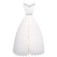 thumbnail image 1 of Unique Party - Decoración Diseño Vestido de Boda de Papel (Blanco), 1 of 2