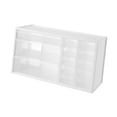 thumbnail image 1 of Estuche de almacenamiento de maquillaje Organizador de almacenamiento de maquillaje con 13 cajones Profesional Fácil Blanco, 1 of 9