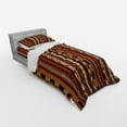 thumbnail image 3 of Ambesonne Tribal Bedding Set 4 Pcs, Abstract Details Stripes, Queen, Multicolor, 3 of 3