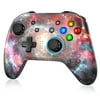 EasySMX Wireless Pro Controller for Nintendo Switch 5 Gear Adjustable Led and Dual Vibration Feedback 6-axis TURBO for Switch Lite/Switch OLED/PC, Starry Sky